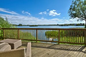 Decking with stunning lake views- click for photo gallery